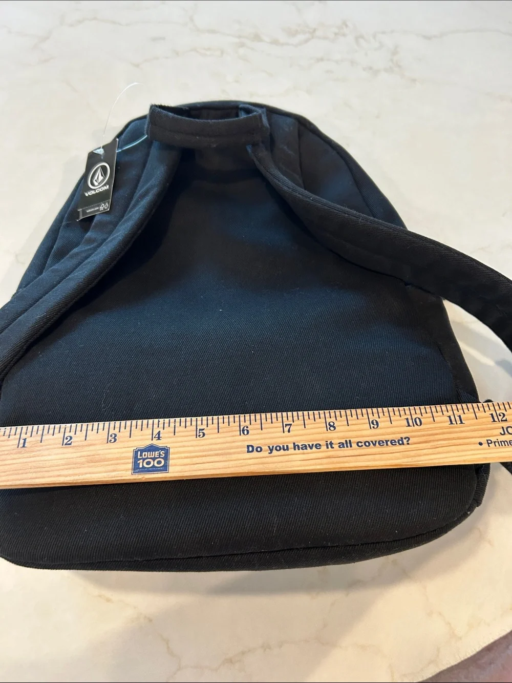 NWT Women’s Volcom Schoolyard Canvas/ Cotton Backpack - Black